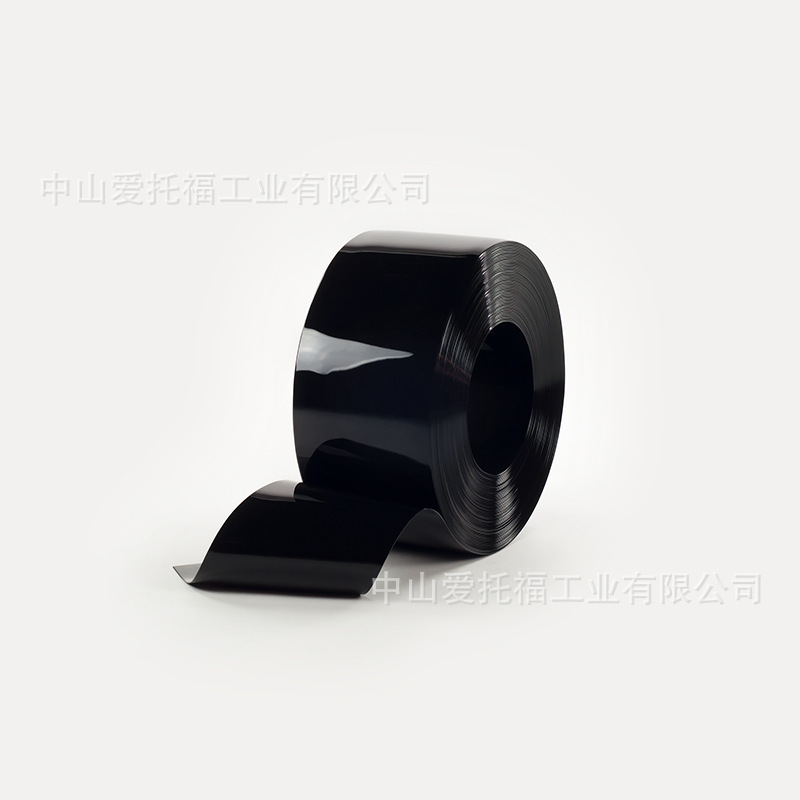 ATOEFL Plastic Full Shading Dustproof Opaque Black Door Curtain pvc Coil Soft Door Curtain Sheet Door Curtain Customized