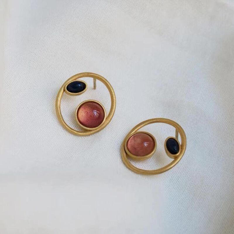 Explosive Earrings Barcelona Bartero House in Spain Silver High-end Earrings