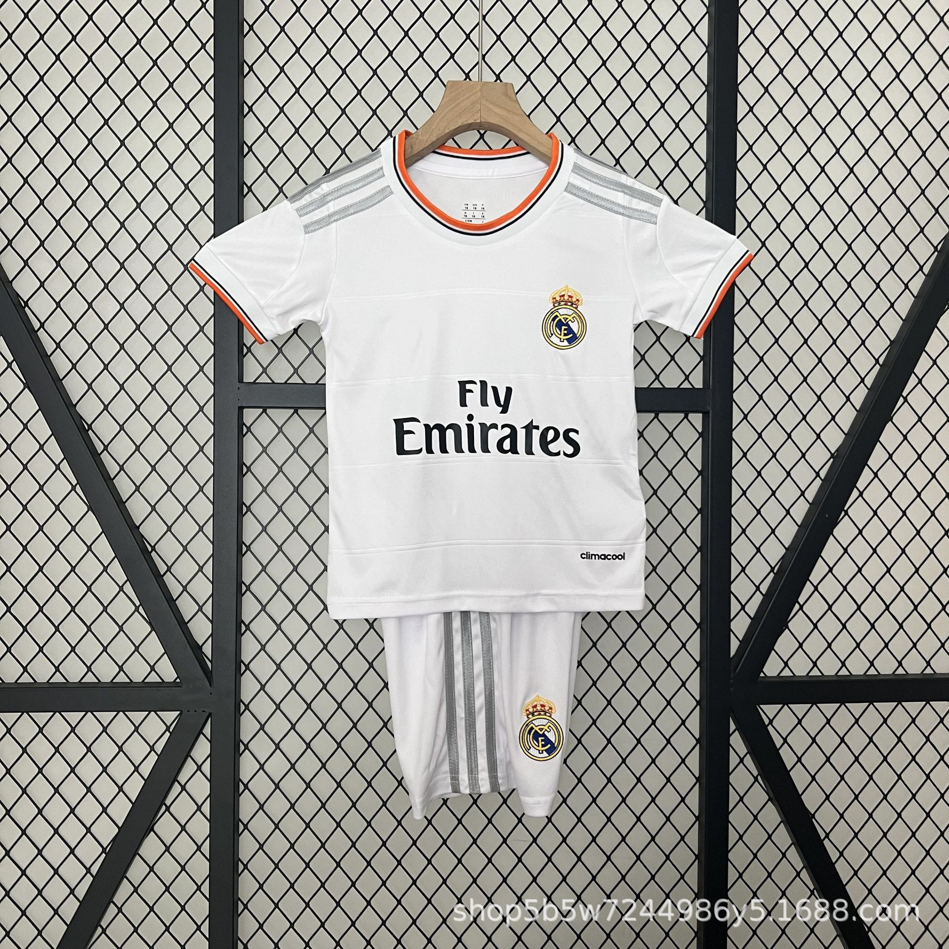 AC Brasil Alemania Real Madrid Camiseta de campo Ropa para niños Camiseta de fútbol Camiseta retro Traje de manga corta para niños