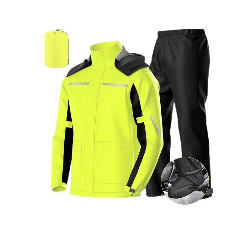 Raincoat, split set, trousers