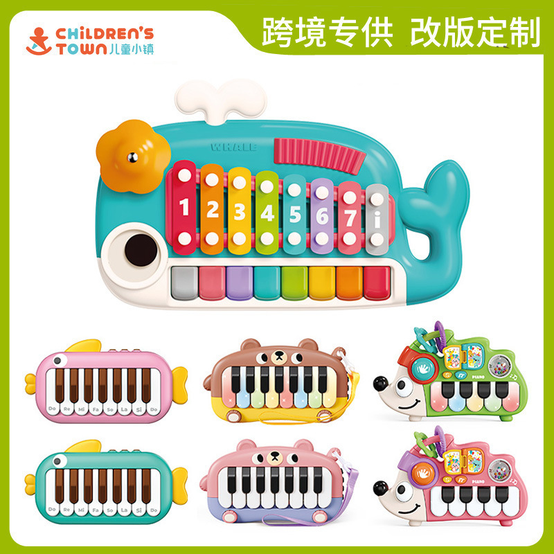 Cross-Border Music Keyboard Small Piano Children's Toy Mini Musical Instrument Playable Baby Electronic Keyboard Portable Baby