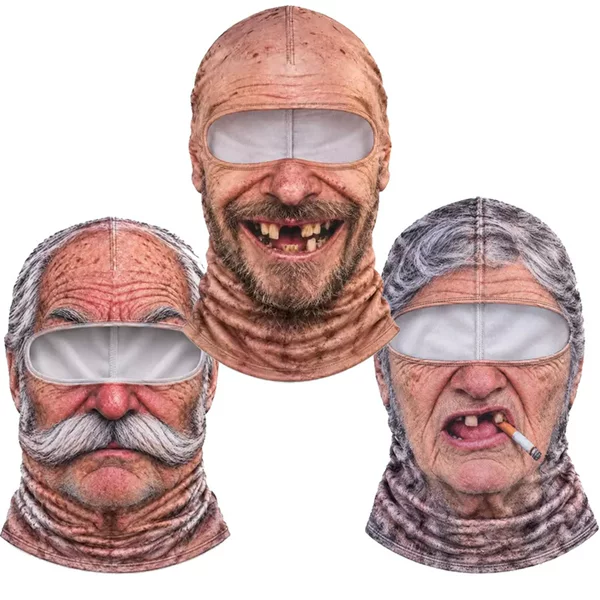 Anti-riding Mask Motorcycle Headgear Hat Summer Outdoor Breathable Printed Scarf Mountaineering Sports Turban in stock