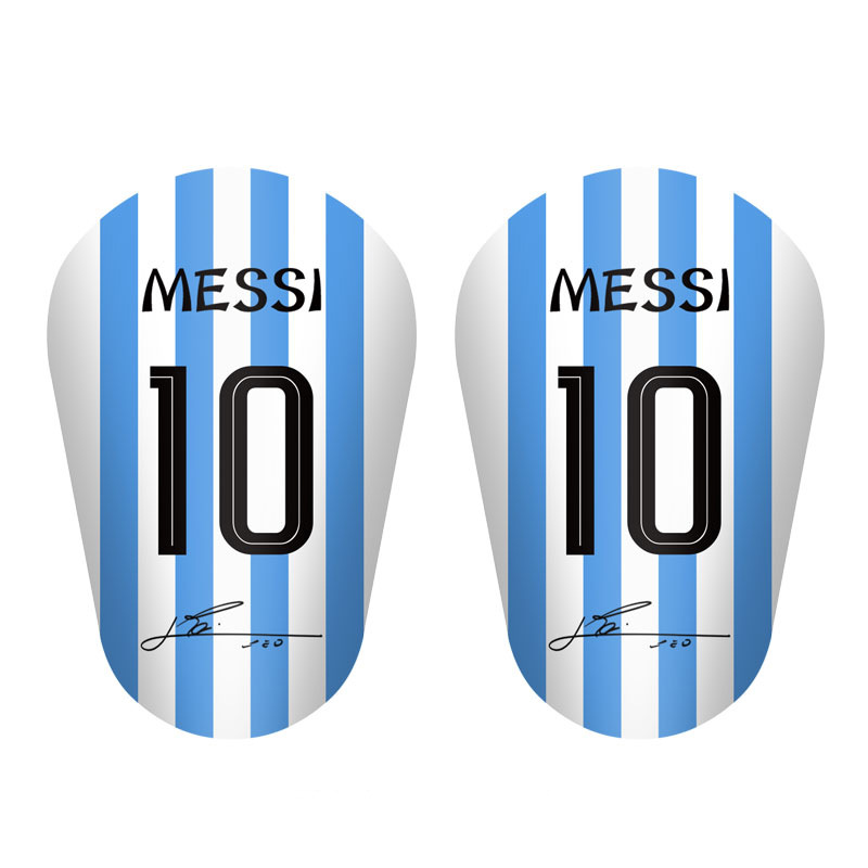 Transfronterizo de Venta caliente profesional MiNi pequeño tamaño de fútbol pierna guardia Copa del Mundo ultra-Delgado pequeño guardia DIY personalización