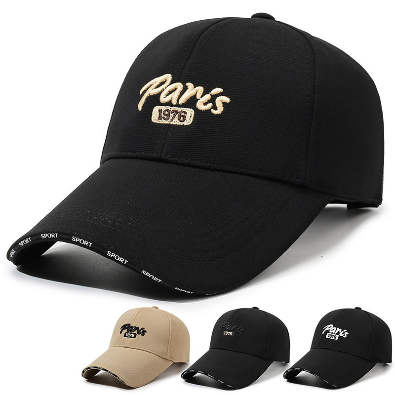 New Style Enlarged and Widened Baseball Cap with Extended Brim 10.5cm, Unisex, Face-Slimming, Embroidered Sunshade Cap New Style Enlarged and Widened Baseball Cap with Extended Brim 10.5cm, Unisex, Face-Slimming, Embroidered Sunshade Cap