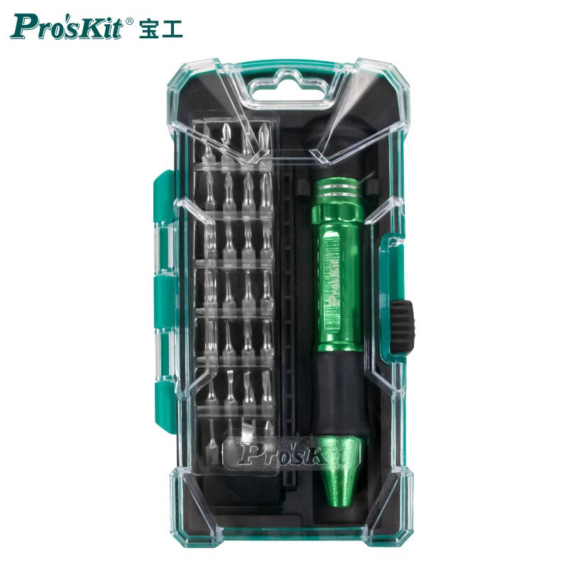 宝工（Pro'sKit）SD-9608 30件套 铝合金手柄精密起子组