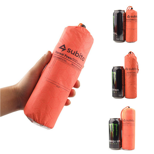 Outdoor hiking camping heat reflective insulation sleeping bag, camping emergency survival blanket, warm and dirt-proof double sleeping bag