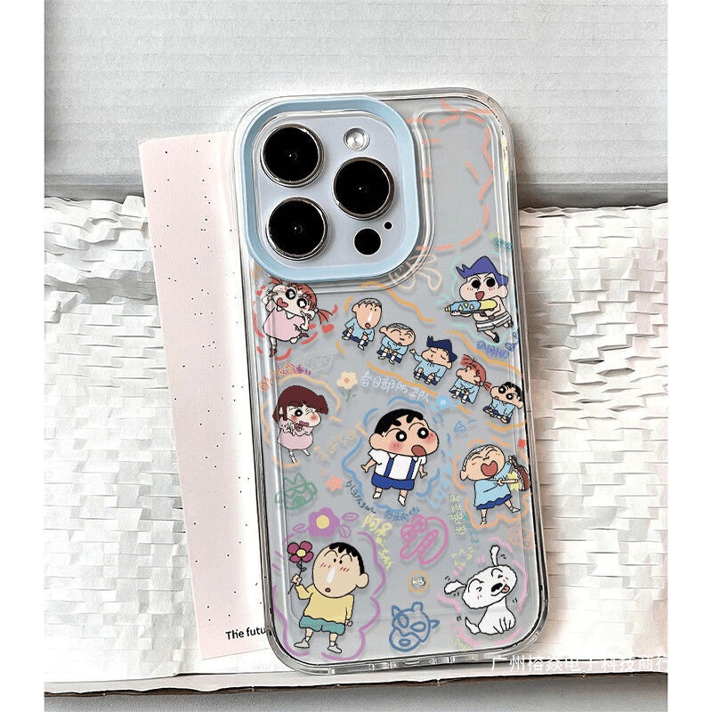 Graffiti Xiaoxin Friends Suitable for Apple 16Plus Mobile Phone Case Iphone15Promax New 17Air Space