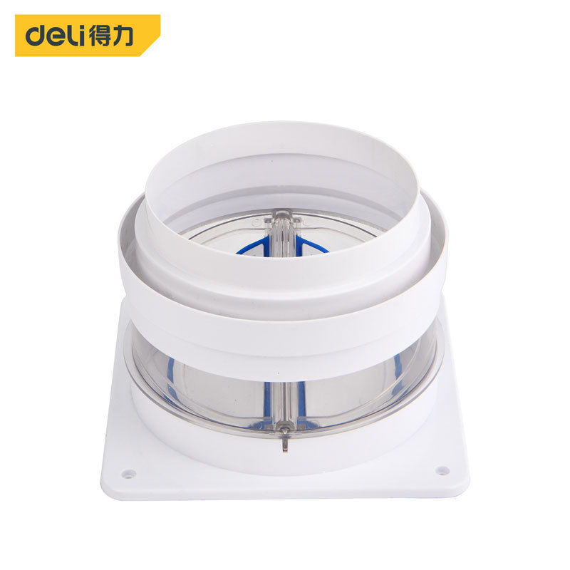 得力工具DL507002卫生间风道防味阀100-140mm