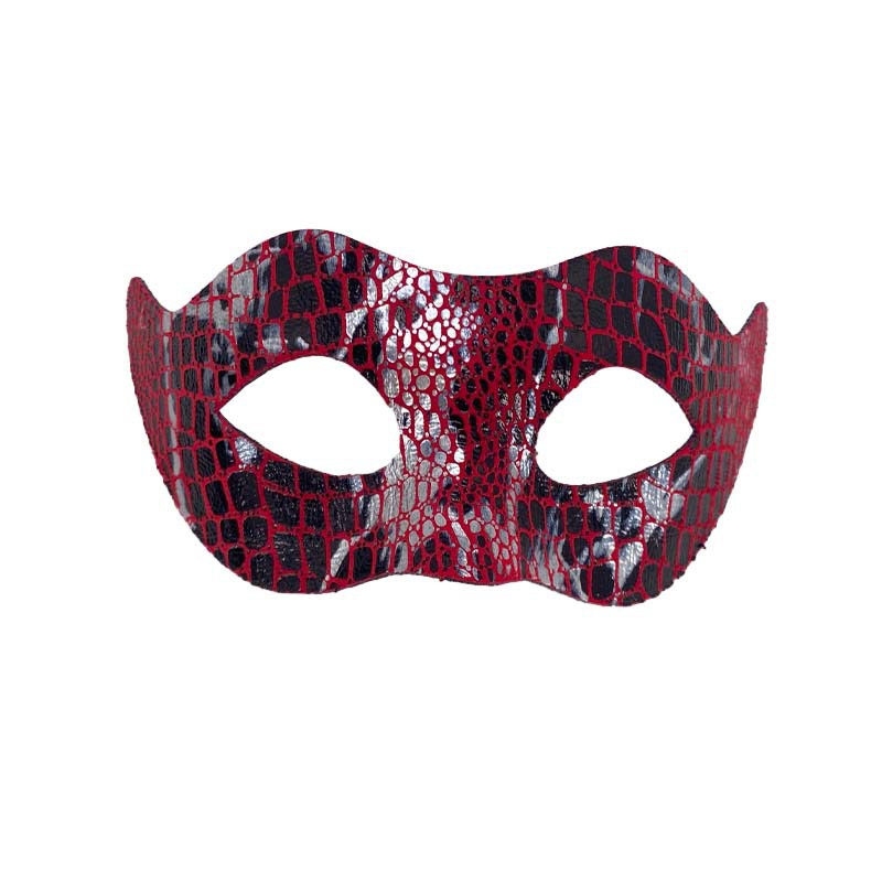 Nuevo baile de máscaras adulto piel de serpiente piel de cocodrilo diversión accesorios de fiesta lindos extraños princesas máscaras de hombres y mujeres