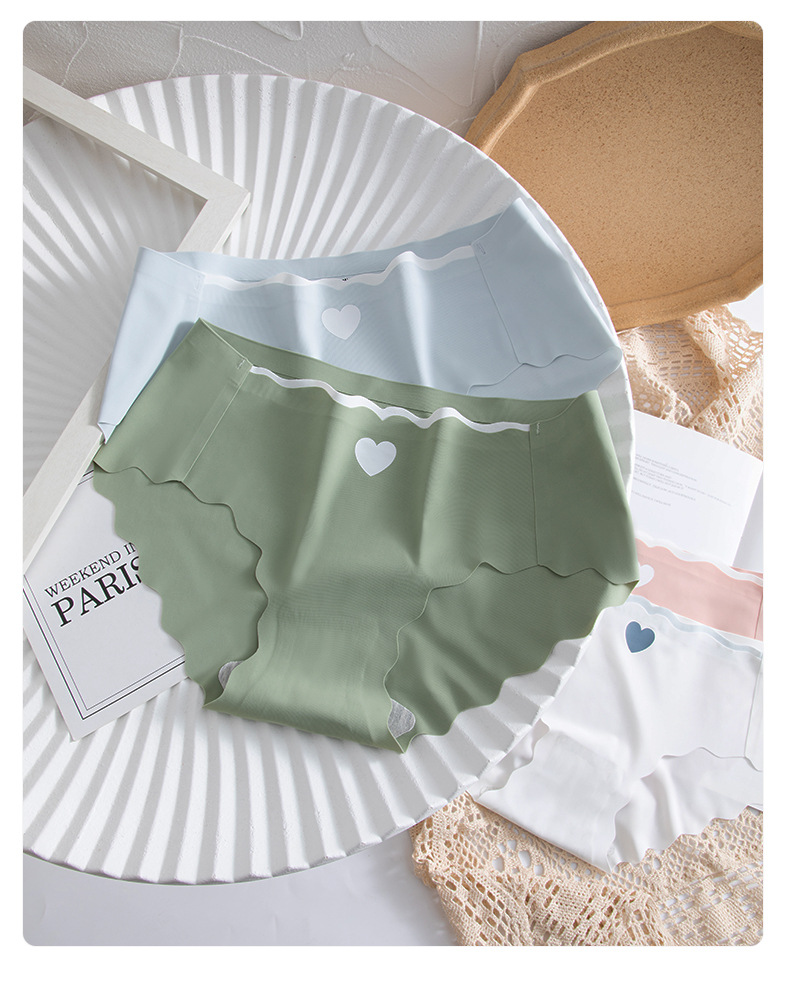 Pack de 6 cuecas sem costuras em seda fria com forro de algodão_voghion.com