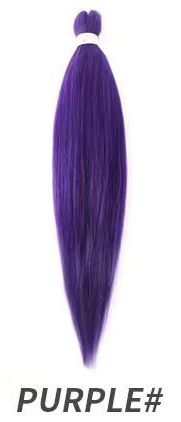 2XEZhair - Peluca de Dos Piezas EZ, Fácil de Trenzar, Fibra de Baja Temperatura, Color Único, Color Degradado, Extensiones de Cabello, Peluca de Rastas