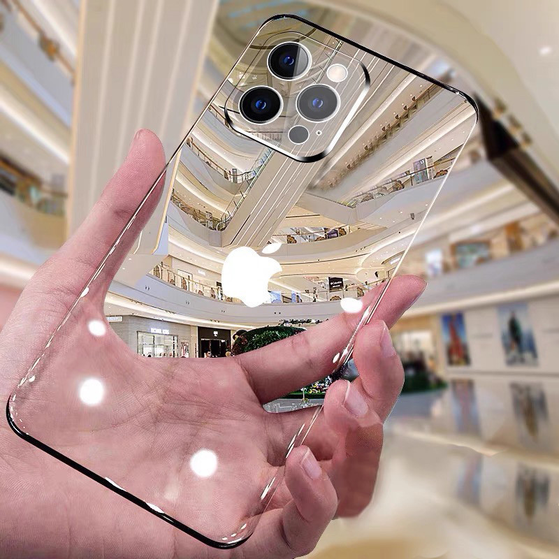 Suitable for Apple iPhone 17 Frameless Pc Transparent Phone Case 14Plus Protective Cover Hard Case 12Mini Precision Hole