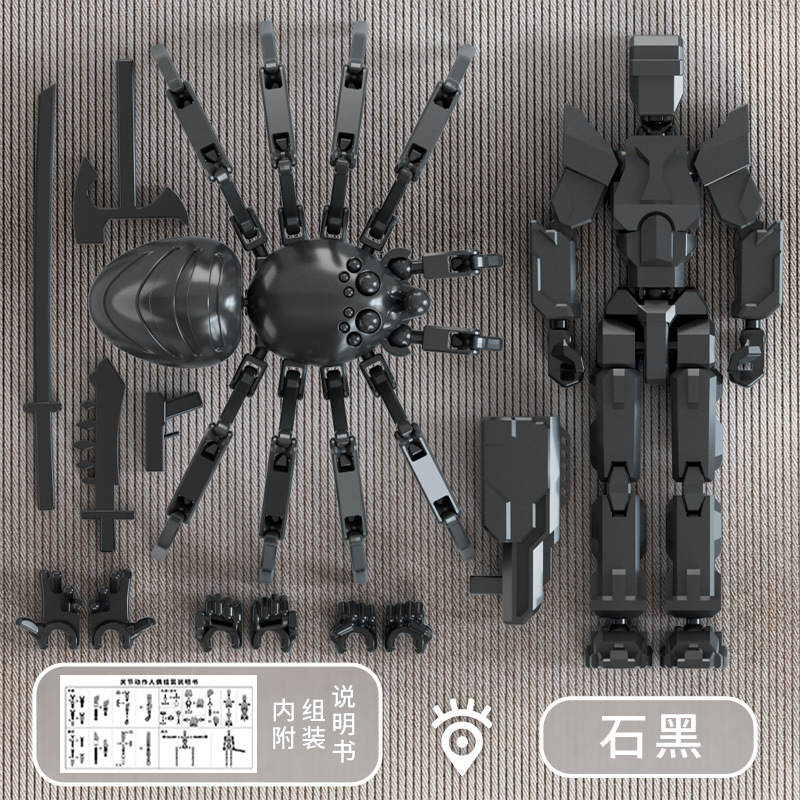 Muñecas móviles multiarticuladas transfronterizas descompactables ensamblables adornos de tendencia de cumpleaños modelo multiforme