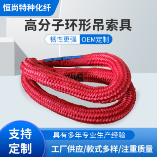 Polymer Ring Sling Lifting Belt High-Strength Polyester Lifting Sling Industrial Sling Belt Ring Sling