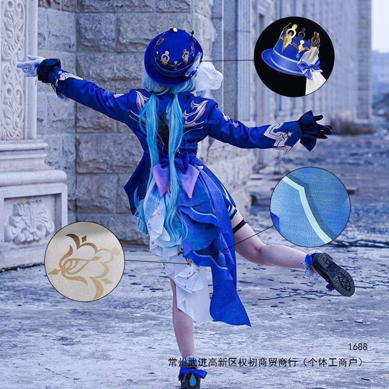 原神cos服芙卡洛斯枫丹水神动漫游戏二次元芙宁娜cosplay服装女装