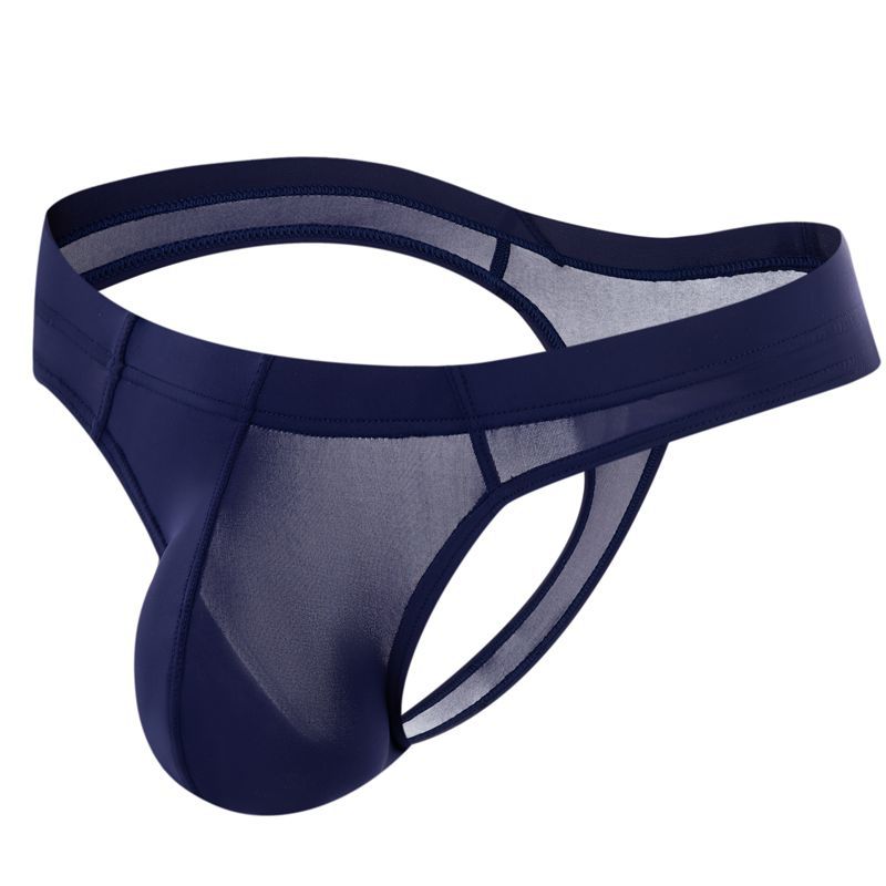 Ice Silk Ultra-thin Semi-transparent Sexy Men's Briefs Bikini T-string Thong Fun And Pleasure_voghion.com