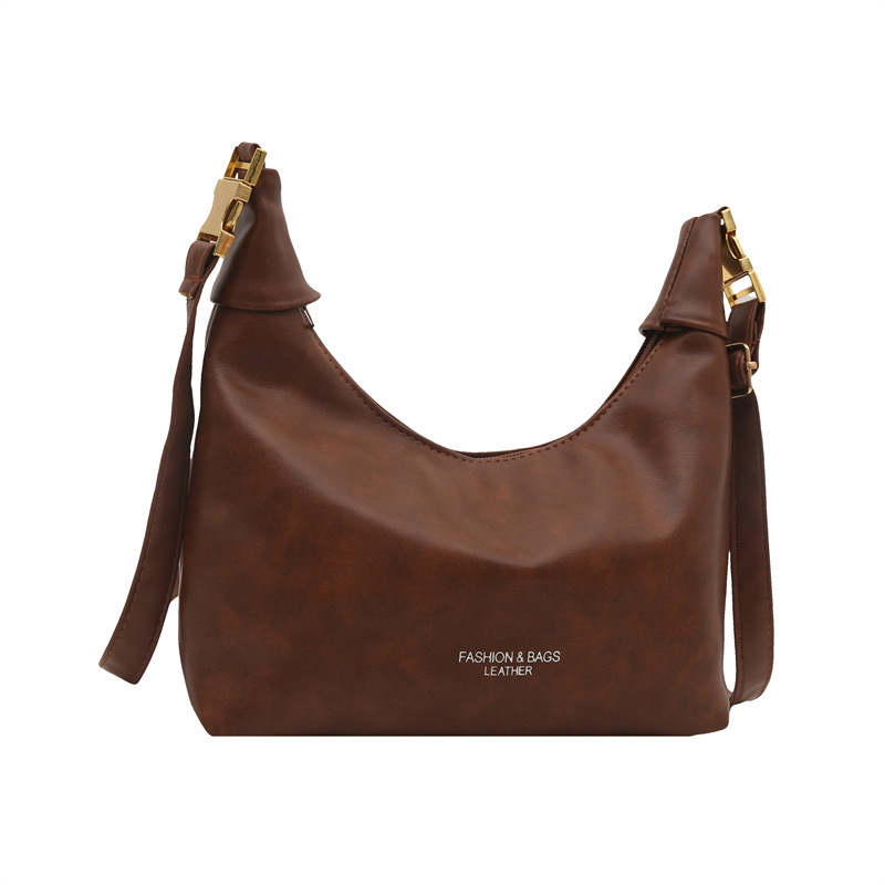 Corea del Sur INS moda moda bolso de brazalete de invierno 2024, nuevo retro simple bolso de hombro bolso de mujer