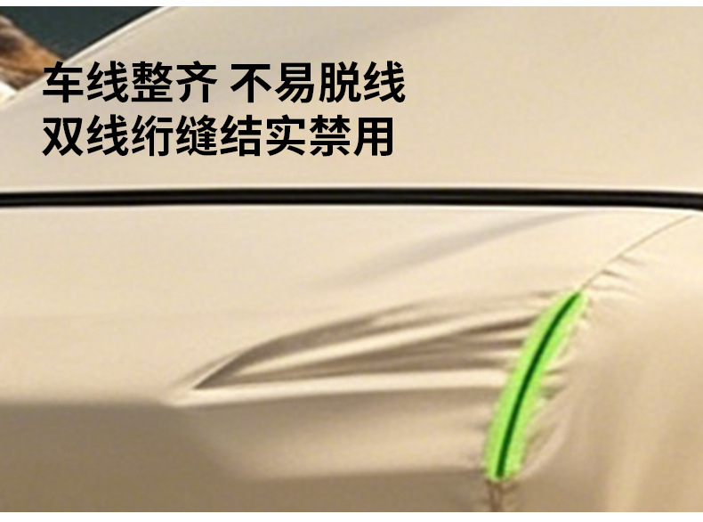 Cross-border car cover made of Oxford fabric, tear-resistant, thickened, sun-proof, heat-insulating, and waterproof car cover