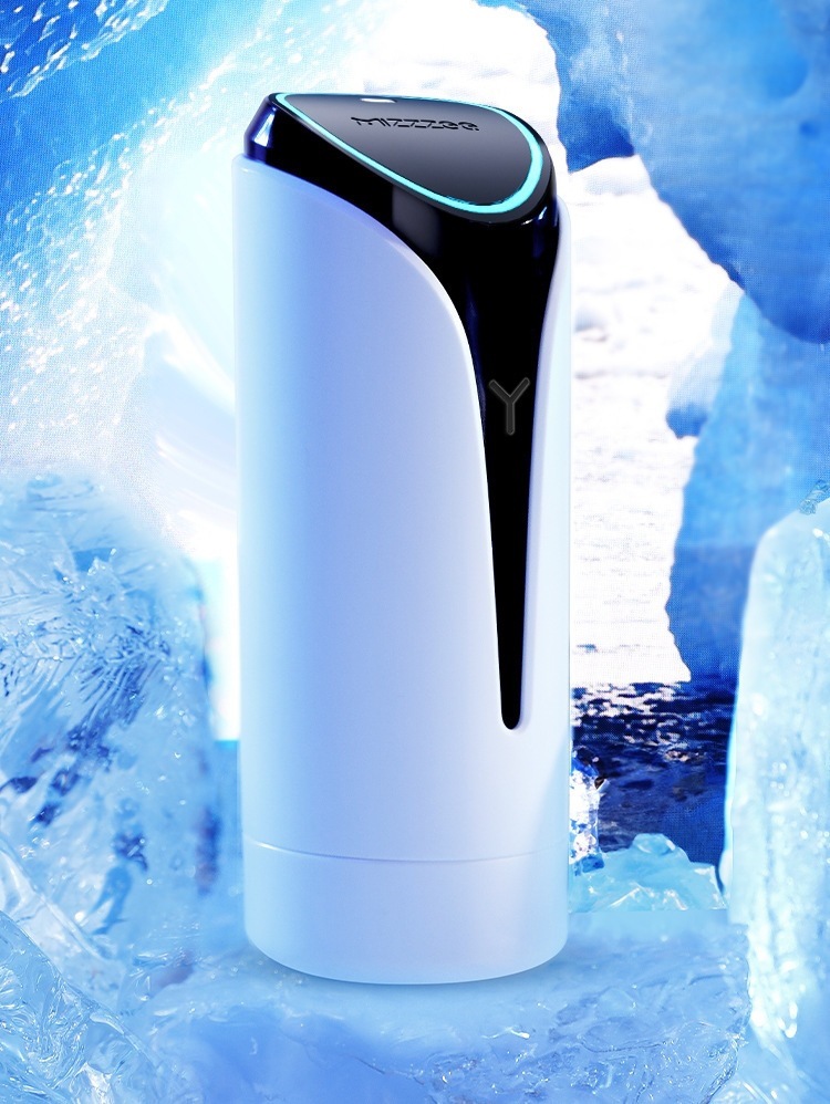 Mystery Blue Crystal Y Aircraft Cup Male Masturbator with Suction Base — detail image 26