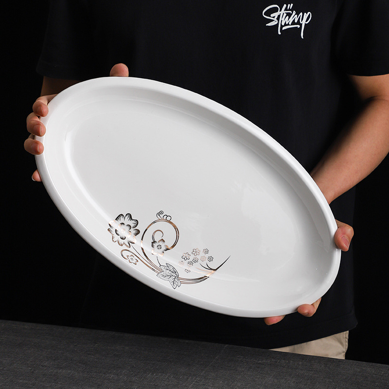 High-End Cooking Plates for Commercial Use, High-Quality Hotel Tableware, Stylish Chinese Food Plates, Fish Plates, Soup Plates High-End Cooking Plates for Commercial Use, High-Quality Hotel Tableware, Stylish Chinese Food Plates, Fish Plates, Soup Plates