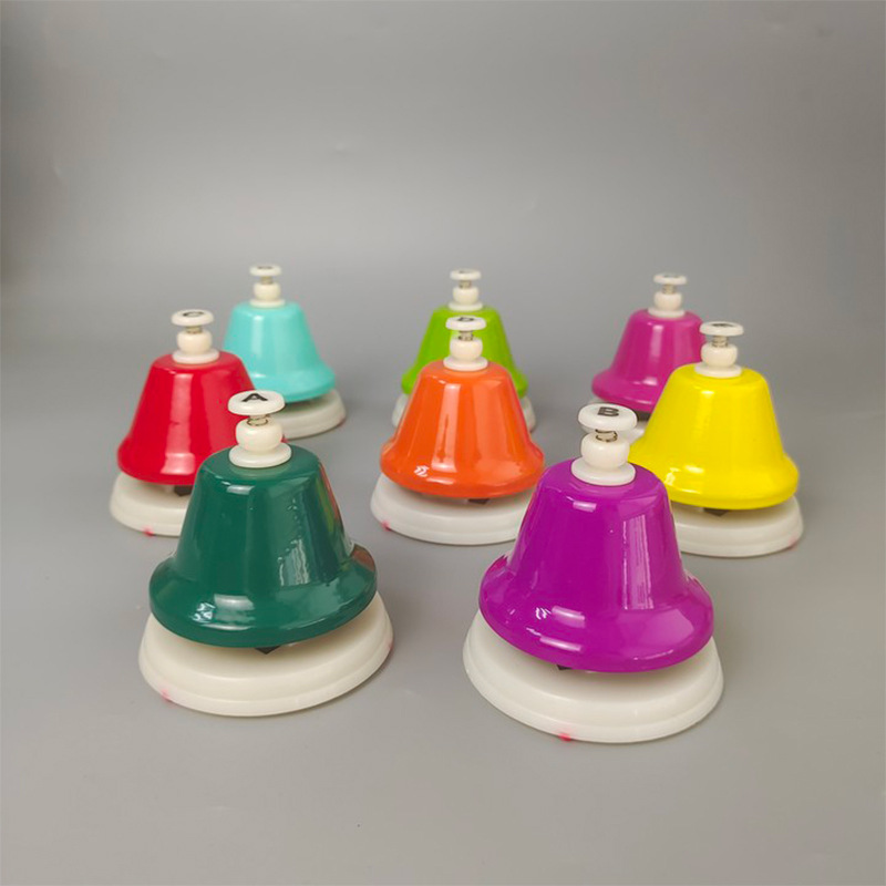 Fábrica al por mayor de ocho tonos de Bell Orff instrumento de percusión campana música enseñanza ayudas ocho tonos Bell