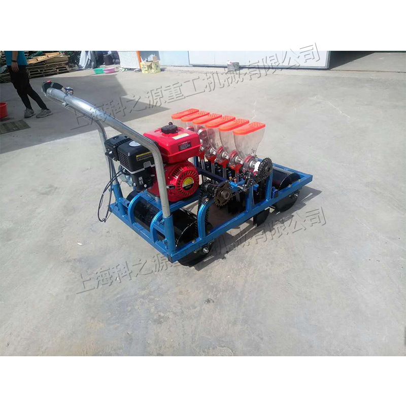 胡萝卜白菜辣椒播种机 小麦谷子点播机  6行蔬菜开沟播种一体机