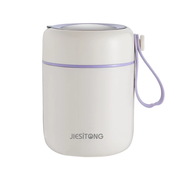 Purple thermos stainless steel, stainless steel AISI 304