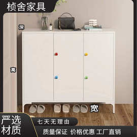 钢制鞋柜口带锁室外收纳防盗大容量家用玄关走廊储物柜入户