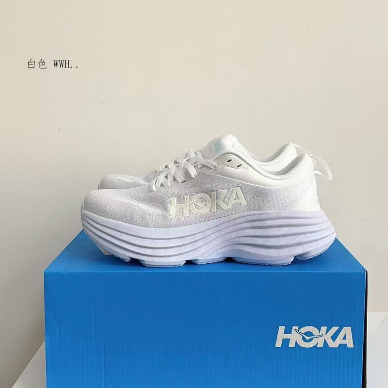 国境を越えた貿易レッドカード工場 HOKA Bondi 8 男女兼用 Bondi8 クッション性、反発性、耐摩耗性ランニング通気性スポーツシューズ|undefined