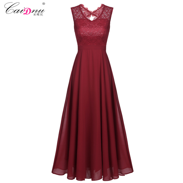 Spring shiffon lace elegant skirt