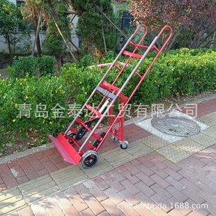 Large-load warehouse truck climbing staircase truck large household electric trolley pulling truck HT1520
