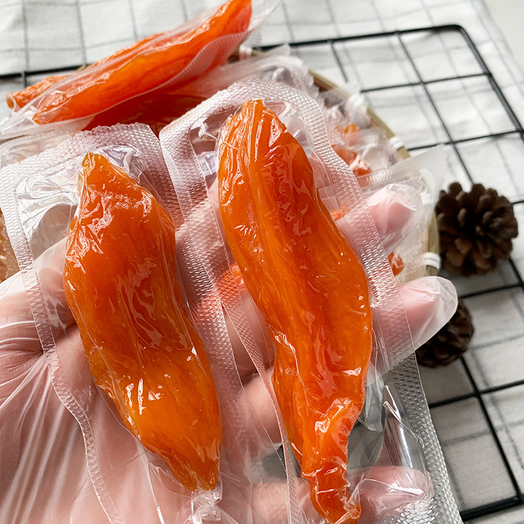 Vacuum-packed sweet potato strips 1 pound, original flavor steamed sweet potato sticks homemade sweet potato chips sweet and soft