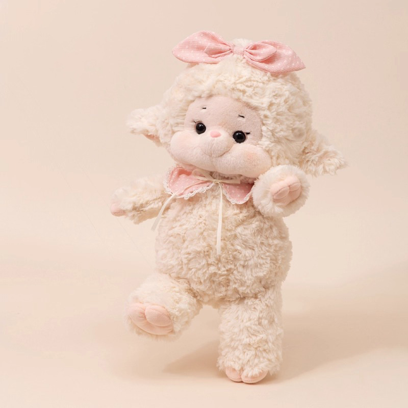 Juguetes para niñas bonitos conejos muñecas de peluche para dormir almohada muñeca de tela cordero muñeca fabricante de regalos del día del niño