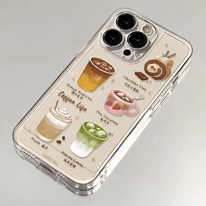 30g Weight Tpu 1605 Coffee Cake Food Cute Modern Style Phone Cases Phone Accessories
