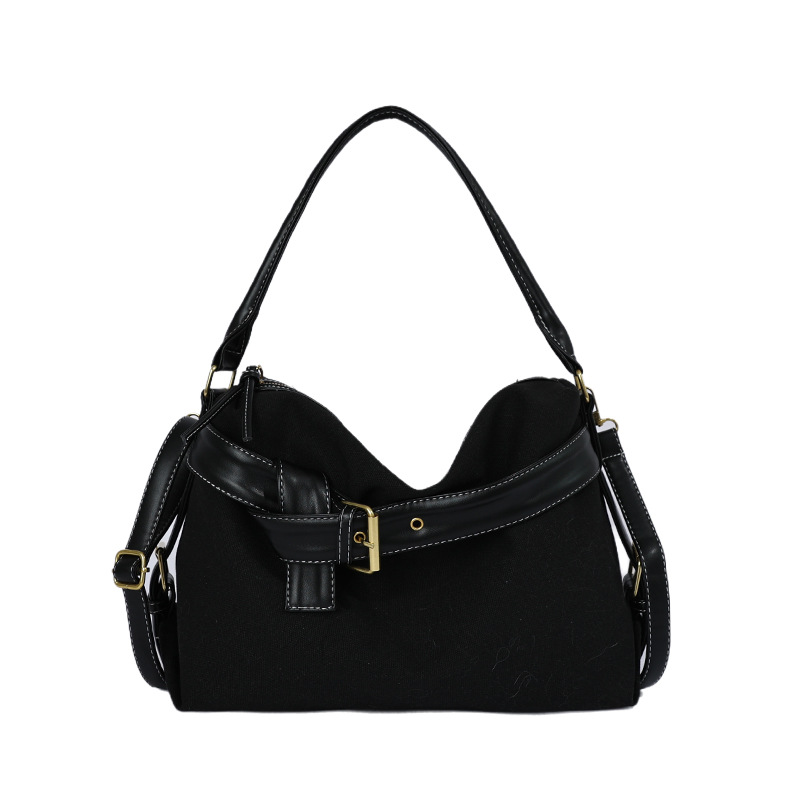 Bolso de mujer transfronterizo retrógrado diseño de personalidad bolso de tote Henggeng nuevo bolso de brazo de viaje diario bolso de hombro