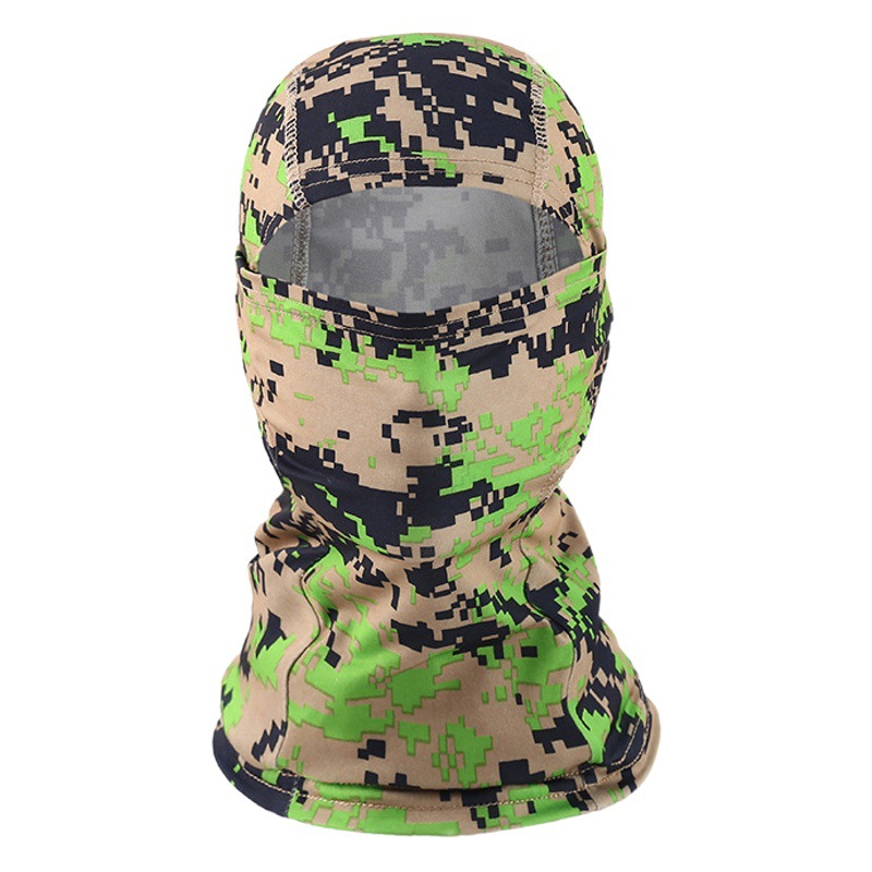 Sombrero de protección solar y mascarilla para deportes al aire libre, pasamontañas anti-UV, gorro de seda helada de secado rápido ajustable