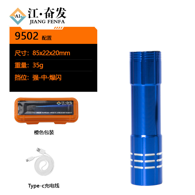 Luz portátil mini linterna portátil, luz de largo alcance al aire libre, linterna LED pequeña