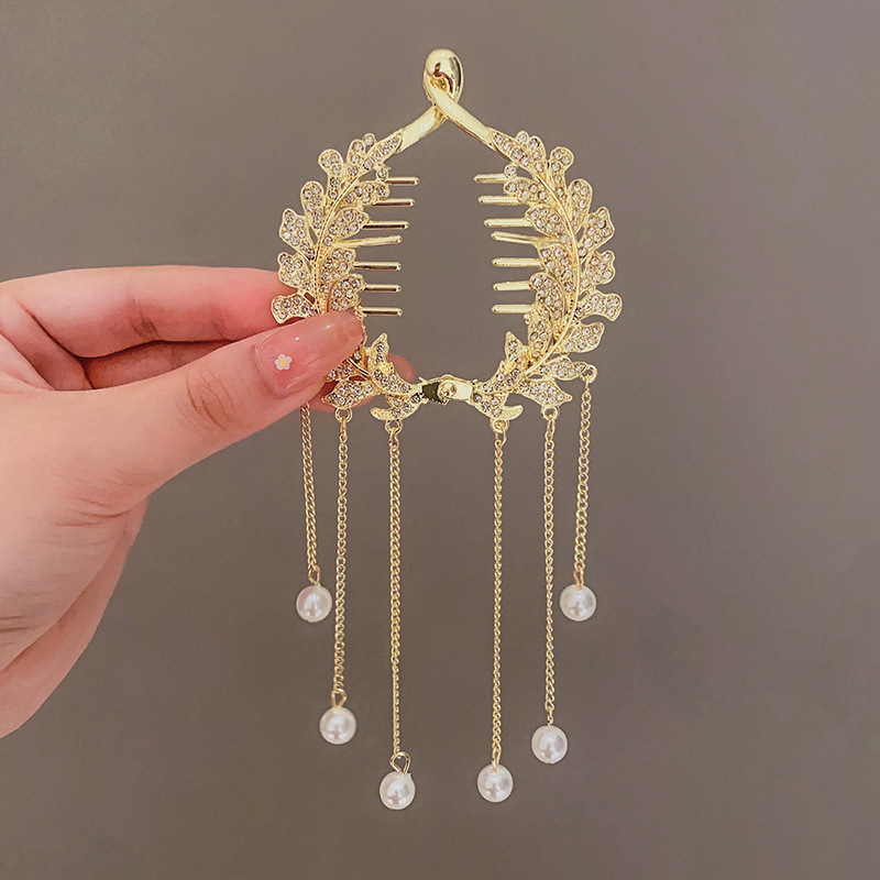 5#라인스톤 잎 술