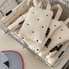 White polka dots
