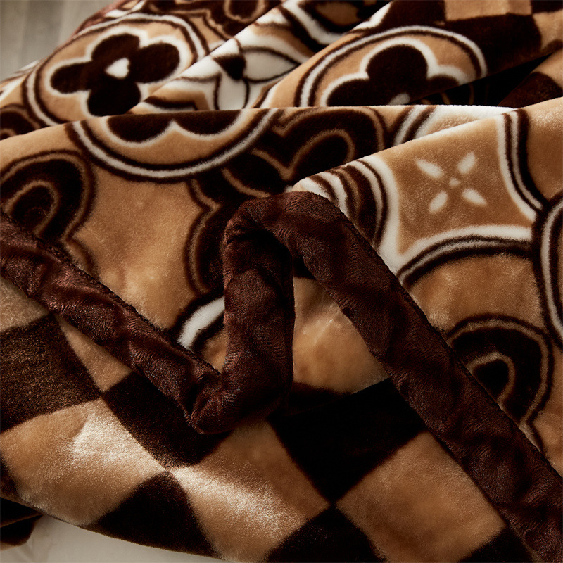 2024 nueva manta raschel gruesa