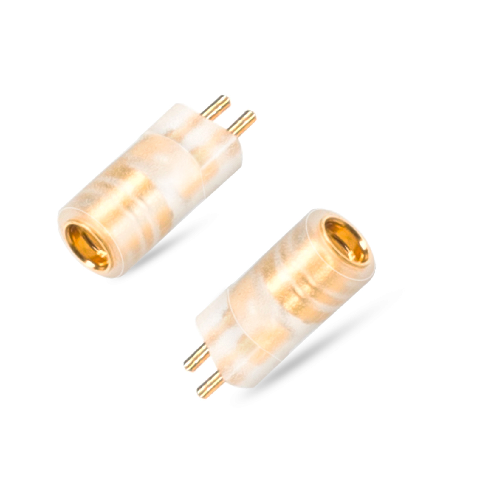 Okcsc 0,78mm macho a MMCX hembra adaptador 2PIN 0,78 a MMCX macho a hembra adaptador de auriculares