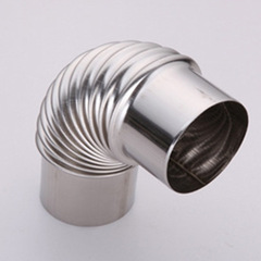 Factory direct supply stainless steel elbow for gas water heater 50607080100 water heater chimney