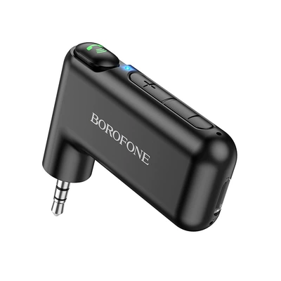 Borofone BC35 Siman car AUX Bluetooth receiver wireless 3.5mm car audio adapter (FM Modulyator) - black