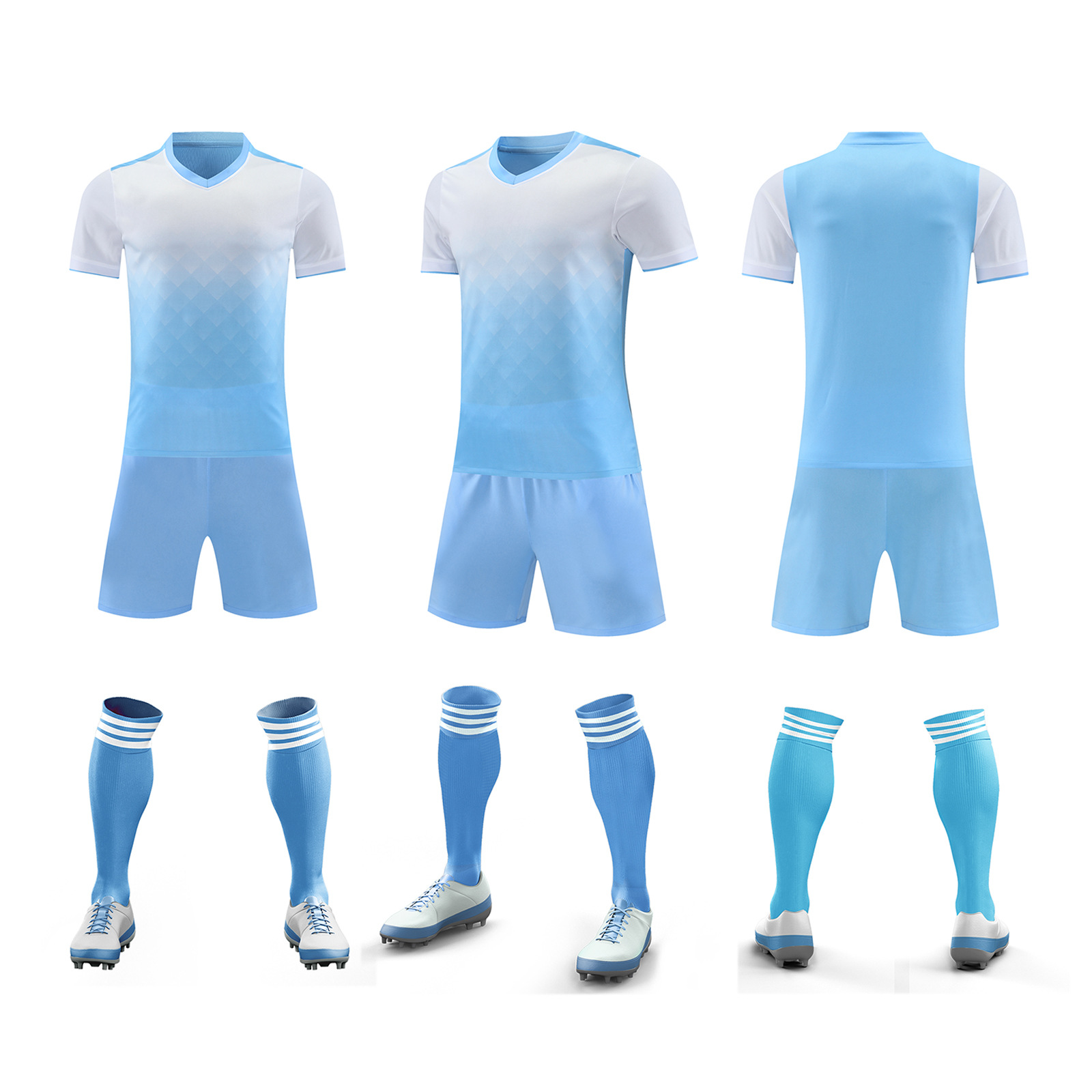 Ropa de entrenamiento de fútbol verano nuevo estudiante adulto ropa de correr al aire libre casual juego de secado rápido ropa de equipo número de impresión ropa de clase