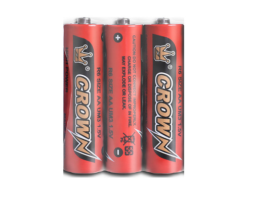 Crown brand battery No. 7 carbon No. 5 No. 57 1.5v dry battery remote control toy clock mixed batch wholesale