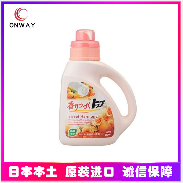 日本Li狮on王洗衣液花果香型 自然香氛含柔顺剂洗衣液850g