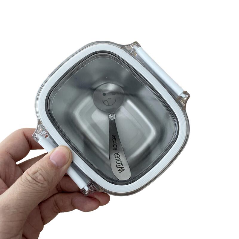 ミニオートミールボックス 304 ステンレス鋼電子レンジ対応密封ポータブルフルーツアイスクリーム弁当箱イン|undefined