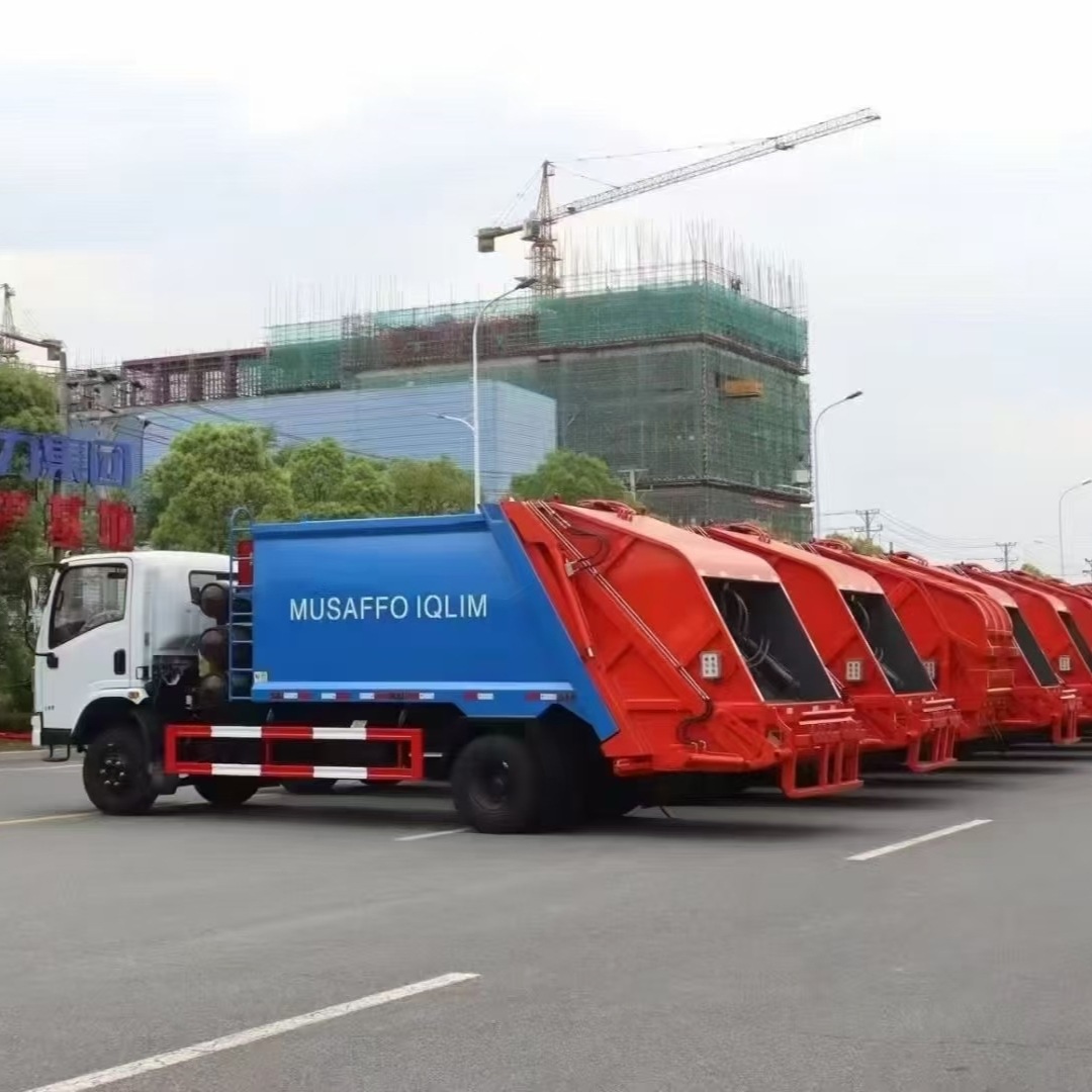 New Energy Pure Electric 10-Cubic-Meter Garbage Collection Vehicle Has Low Cost, Green Environmental Protection and Intelligent Operation