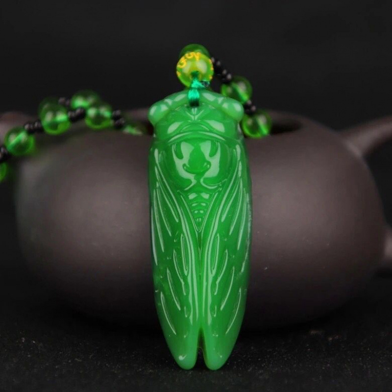 다크그린 볼비즈 목걸이 + 지미