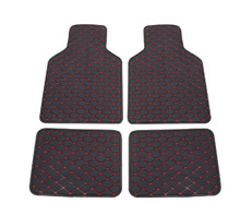 跨境电商供应左右驾驶通用款皮革汽车脚垫耐磨易安装清洗工厂供应